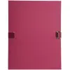 Image de Exacompta - Réf. 724E - 1 chemise à dos extensible en papier toilé couleur - dos extensible jusqu'à 13 cm - fermeture par sangle - dim 24 x 32 cm - pour format A4 - couleur bordeaux