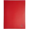 Image de Exacompta - Réf. 8565E - 1 Protège-documents OPAK - 60 pochettes grainées antireflet - 120 vues - pour format A4 - dimensions 24 x 32 cm - couverture en polypro souple - couleur rouge