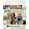 Image de EXACOMPTA Lot de 10 Boites de 600 autocollants pour photo,double-face blanc