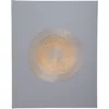 Image de Exacompta - Réf. 47984E -1 Livre d'or classique Ellipse - Format vertical 27x22 cm - En papier simili-cuir avec marquage or rosé - Tranche or - 100 pages blanches unies - Coloris : gris