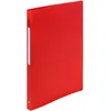 Image de Exacompta - réf. 51195E - 1 Classeur souple avec étiquette OPAK - 4 anneaux ronds diamètre 15 mm - Dos 20 mm - Dimensions extérieures : 32 x 25 cm - Format à classer A4 - Coloris : rouge