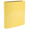 Image de Exacompta - réf. 51569E - Carton de 10 classeurs rigide Aquarel - 4 anneaux en D - Diamètre 25 mm - Dos de 4 cm - Dimensions extérieures : 31,5 x 27 cm - Format à classer A4 - Coloris jaune citron
