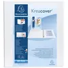 Image de Lot de 10 Classeur Kreacover Maxi, 4 anneaux en D 50mm, PP, devant et dos personnalisables, coloris blanc