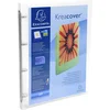 Image de Exacompta - réf. 51968E - 1 Classeur PP souple personnalisable 1 poche - 4 anneaux ronds diamètre 15 mm - Dimensions extérieures : 32 x 25 cm - Format à classer A4 - Coloris : incolore