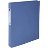 Image de Exacompta - réf. 54222E - 1 Classeur rigide rembordé Clean'Safe - 2 anneaux ronds diamètre 30 mm - Dos 40 mm - Dimensions extérieures : 32 x 26 cm - Format à classer A4 - Coloris : bleu