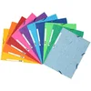 Image de Exacompta 10 Chemises à Élastiques 3 Rabats Carte Lustrée 400g/m² Assorties