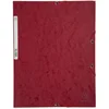 Image de Lot de 25 Chemise à élastique 3 rabats Carte lustrée, coloris cerise
