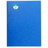 Image de EXACOMPTA Chemise 3 rabats SANS élastique carte lustrée 24 x32 cm Bleu