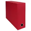 Image de Exacompta Boîte Transfert Papier Toilé A4 Dos 90 mm Rouge