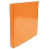 Image de Lot de 10 Classeur 4 anneaux 30mm IDERAMA, recouvert papier pelliculé garde couleur, coloris orange