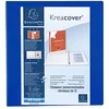 Image de Exacompta Classeur Opaque Rigide Personnalisable 3 Poches A4 4 Anneaux Bleu