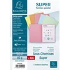 Image de Sous-chemise classique 60 g Exacompta 22 x 31 cm couleur - Paquet de 100