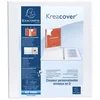 Image de Lot de 10 Classeur Kreacover Maxi, 4 anneaux en D 20mm, PP, 3 faces personnalisables, coloris blanc