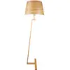 Image de Aluminor Lampadaire Memphis LS plaqué bois véritable