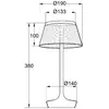 Image de Aluminor La Petite Lampe lampe à poser LED blanche