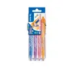 Image de Pilot - 1 Etui Chevalet de 4 rollers FriXion Ball Fun Pointe Moyenne 0.7 mm. Assortis Turquoise, Violet, Rose et Orange