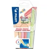 Image de PILOT FriXion Light Natural - 1 Etui de 6 Surligneurs Effaçables Naturels Rose, Jaune, Violet, Bleu, Orange, Vert