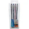 Image de PILOT - G-1 - Roller encre gel - Pochette de 4 - Noir/Bleu/Rouge/Vert - Pointe Fine