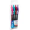 Image de Pilot - 1 Pochette de 4 Stylos Roller Encre Gel G-2 - Pointe Moyenne 7mm - 4 Couleurs Fun Assortis (Violet, Rose, Turquoise, Bordeaux)