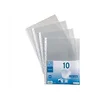 Image de VIQUEL Sachet de 10 pochettes perforées à ouverture haut pour reliure Géode Méteor polypropylène 6,5/100e