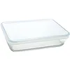 Image de Boîte de conservation rectangulaire - PYREX - 1451007 - Couvercle en plastique - Verre borosilicate - 27 x 22 cm