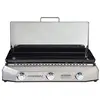 Image de CAMPINGAZ PLANCHA GAZ A Poser Master 3 LX - 3600 cm² - Plaque Fonte émaillée - Couvercle INOX avec charnières - Instastart - Garantie 10 Ans