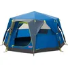 Image de Coleman Tente OctaGo, Tente de Camping 3 Places, Tente Dôme Ultra Légère, 100% Imperméable, à Tapis de Sol Cousu, bleu
