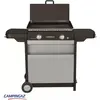 Image de Plancha gaz CAMPINGAZ BLUE FLAME EXLD 2 brûleurs sur chariot, 60x40 cm