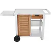 Image de Chariot Plancha CAMPINGAZ WOODY DELUXE compatible plancha 2 et 3 brûleurs Blue Flame, Sorio et Master