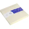 Image de Lalo 22416L - Un paquet de 25 enveloppes doublées gommées 16,5x16,5 cm, Vergé de France, Ivoire