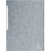 Image de Exacompta - Réf. 17110H - 1 chemise à élastiques - pochette 3 rabats Maxi capacity - en carte lustrée - dimensions 24 x 32 cm pour documents au format A4 - couleur gris