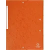 Image de Exacompta - Réf. 17117H - 1 chemise à élastiques - pochette 3 rabats Maxi capacity - en carte lustrée - dimensions 24 x 32 cm pour documents au format A4 - couleur orange