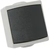 Image de DEBFLEX Interrupteur va et Vient - Prises electriques Standard - Prise Extra Plate - Prise Murale - Interrupteur va et Vient sans Fil - Prise Murale Perle Va Et Vient Gris IP65 730110