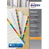Image de AVERY Jeu Intercalaires en Carte 12 Onglets couleur Plastifiées A4 Maxi