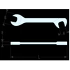 Image de Facom Clé plate "Mikromechanik" 3/16