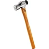 Image de Marteau de serrurier de façade à frappe sphérique Manche en hickory Ø face de frappe env. 40 mm