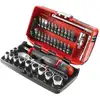 Image de Coffret clé à cliquet étanche + douilles 1/4" FACOM RL.NANO1PB 38 pièces