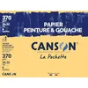 Image de CANSON - Pochette 6 feuilles papier peinture et gouache 24x32cm - 370g/m²