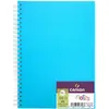 Image de Canson Carnet de 50 feuilles notes et dessin format A5 120g spiralé couverture polypro Bleu