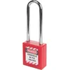 Image de Cadenas de consignation rouge s'entrouvrant - 76 mm - Thirard