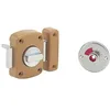 Image de THIRARD - Verrou pour porte de salle de bain et WC Alouette 50 mm epoxy bronze pour wc