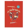 Image de Torchon imprimé en Coton, La Vache Qui rit' indiquée ne Peut Pas être utilisée Car Elle contredit la Valeur 'Coucke TTI-220-7095001-000-CKE Torchon LA Vache Qui RIT Retro-Vanille, Beige, 50x75 cm