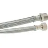 Image de - Flexible sanitaire Ø intérieur 8 mm - Flexible sanitaire Inox Ø intérieur 8mm Femelle 3/8" (12/17) - Mâle 3/8" (12/17) - longueur 50 cm