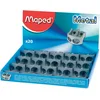 Image de Maped Office And Stationery 506700 Taille-crayon classique à double trou en Métal, Métallique