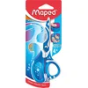 Image de Maped Zenoa Fit Ciseaux avec Anneaux Souples et Lamelles Amorties Anti-Douleur 13 cm - Pour Droitiers - Coloris Aléatoire Bleu, Rose ou Orange