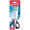 Image de Maped - Ciseaux Sensoft 16 cm pour Gauchers avec Anneaux Souples et Ergonomiques - Ciseaux Scolaires dès 12 Ans - Pour Collège et Lycée - Coloris Aléatoire, 16 cm