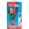Image de Maped - Crayons de Couleur Strong Color'Peps - 12 crayons de Coloriage