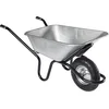 Image de Brouette HAEMMERLIN Aktiv Excellium Plus 120L RENO Galva Roue Gonflée Grise - 305400605