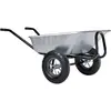 Image de HAEMMERLIN Brouette Expert Twin galvanisée 150 L, roue pneumatique