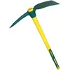 Image de Leborgne, Pioche de cantonnier 2 kg, Douille ronde en acier forgé et trempé, Manche tri-matière pour une prise en main optimale, Outil idéal pour le jardinage et les travaux de terrassement